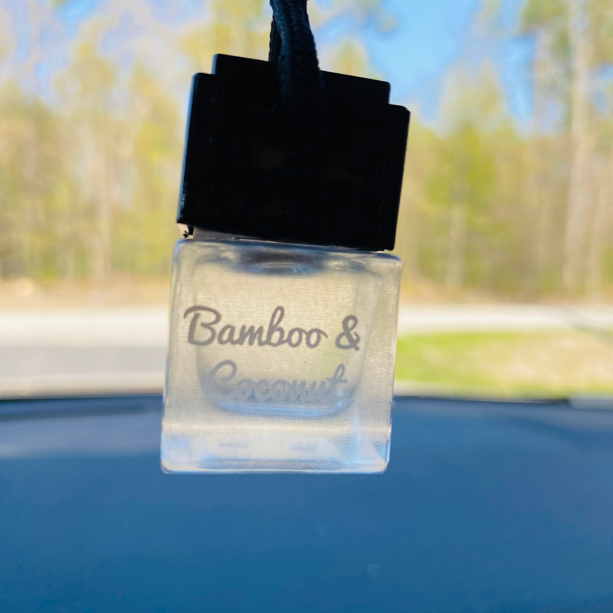 Bamboo & Coconut Car Air Freshener Tinderland Candle