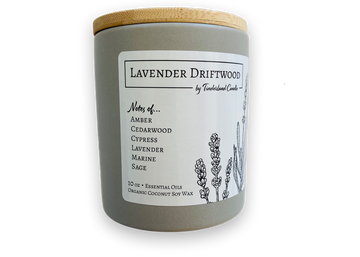 Lavender Driftwood Candle