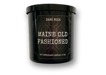 Maine Old Fashioned Dark Noir Candle