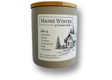Maine Winter Candle