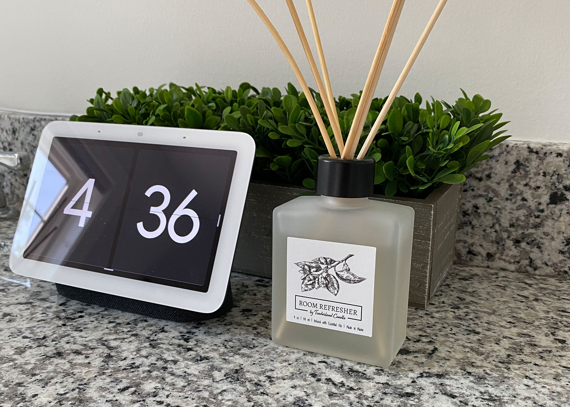 Balsam Fir Natural Reed Diffuser Tinderland Candle