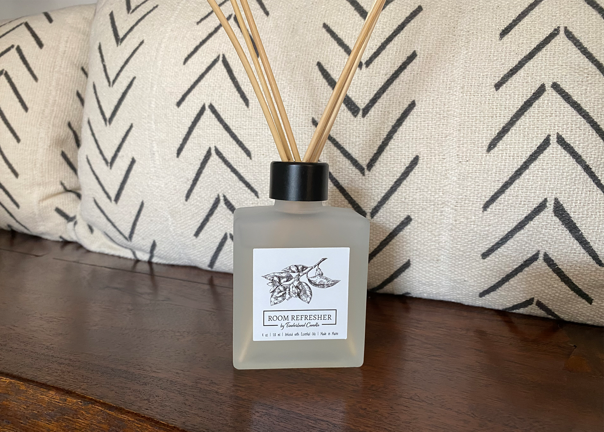 Balsam Fir Natural Reed Diffuser Tinderland Candle