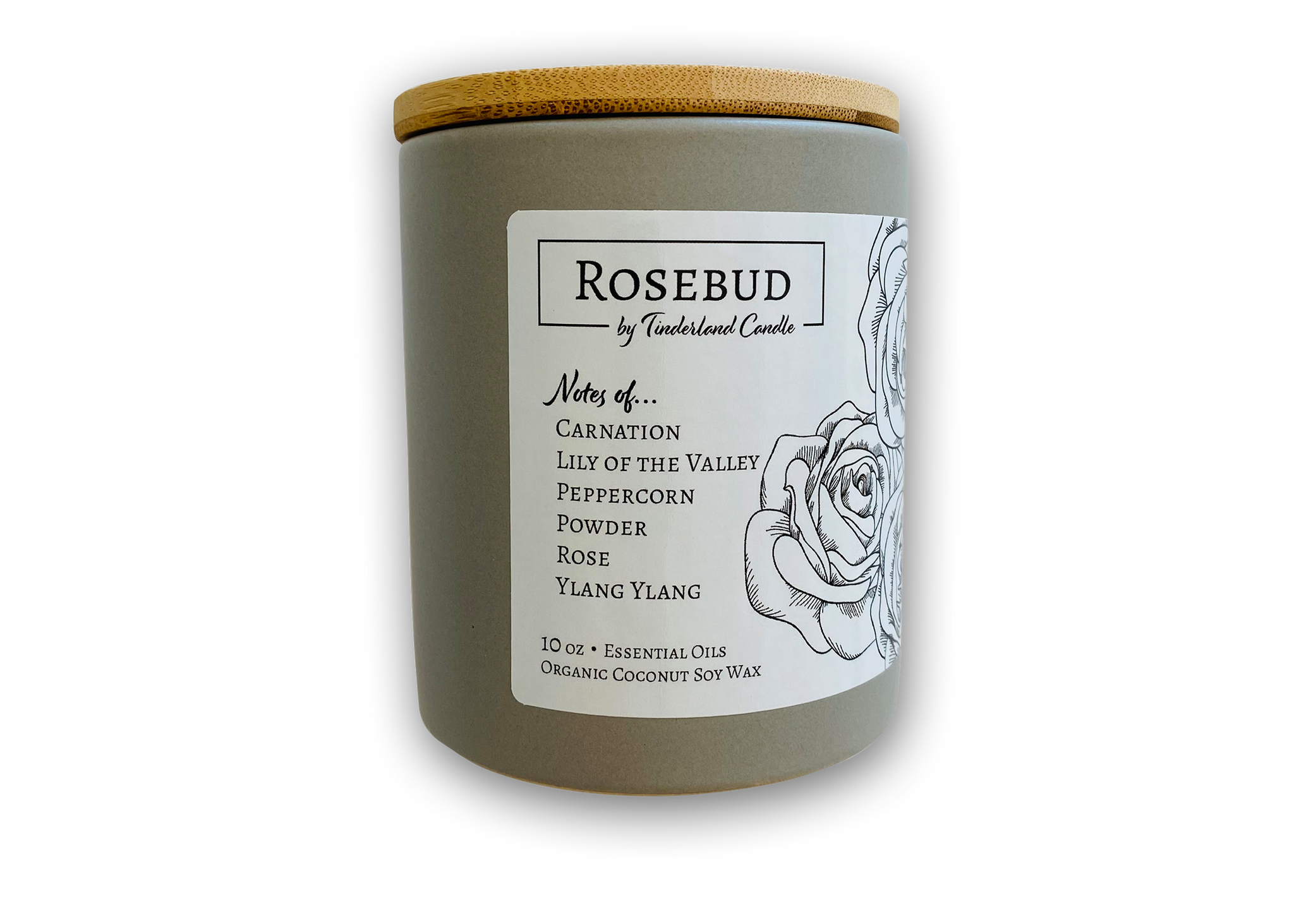 Rosebud Candle