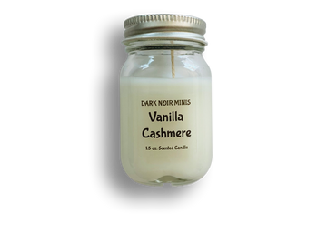 Vanilla Cashmere Dark Noir Mini Candle