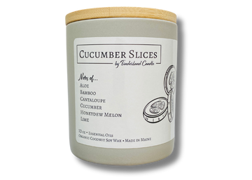 Cucumber Slices Candle