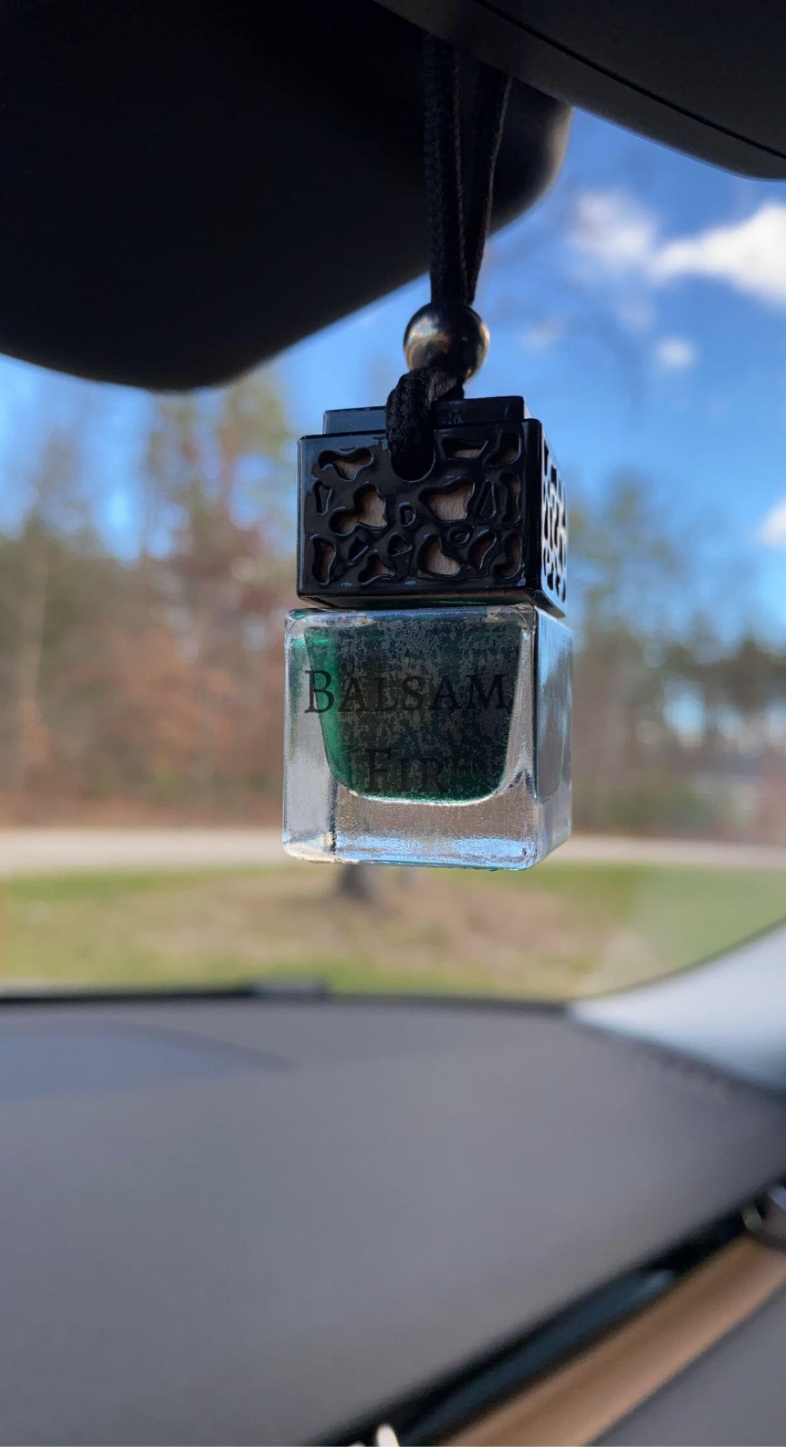 Hanging Bamboo Car Diffuser Car Essential Oil Diffuser Aroma