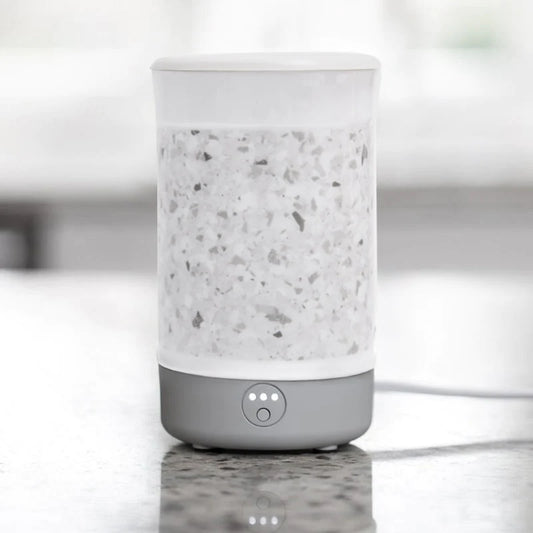 Signature Ceramic Wax Warmer - White Terrazzo